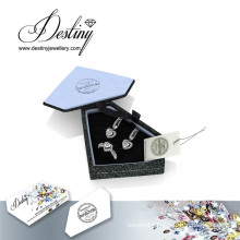 Destiny Jewellery Crystal From Swarovski Set Ring and Earrings